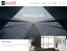 Tablet Screenshot of nicollo.com